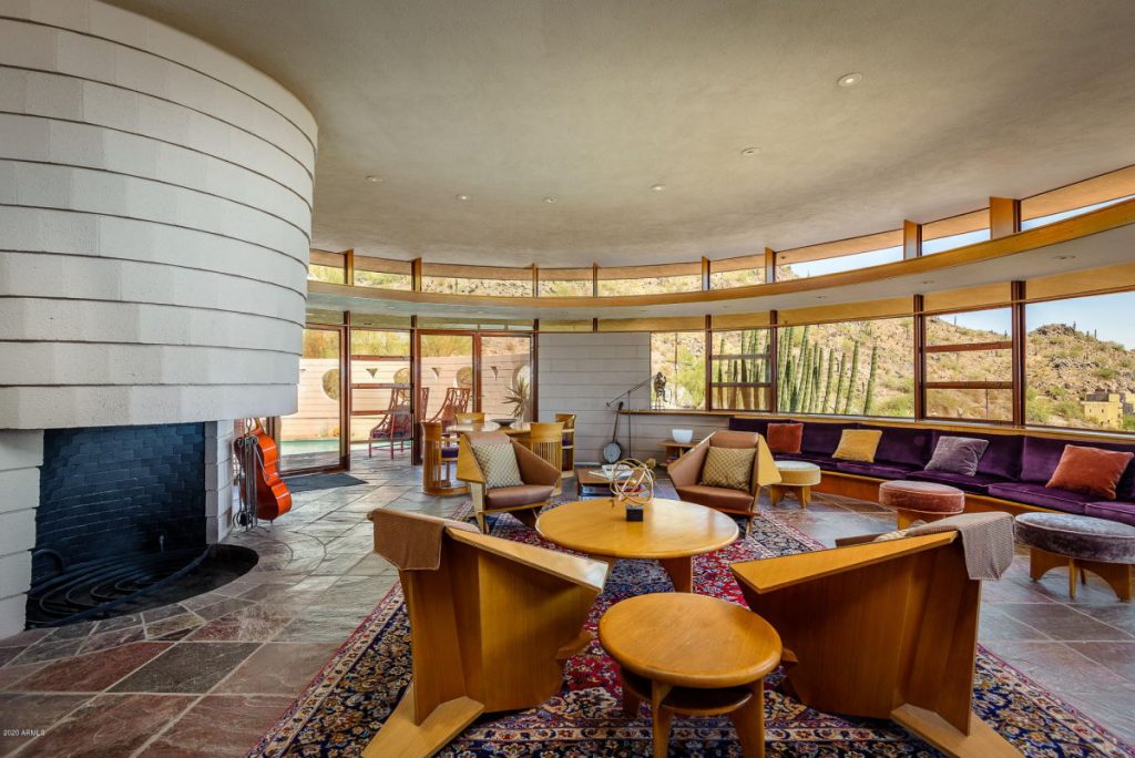 Circular-Frank-Lloyd-Wright-Lair-For-Sale-in-Arizona-Deanna-Peters-Circular-Sun-House-2 lrg