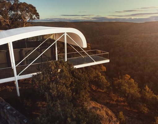 Sculptural Australian Lair Could Be Your Next Vacation Rental sml