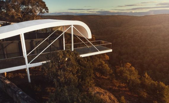 Sculptural Australian Lair Could Be Your Next Vacation Rental sml