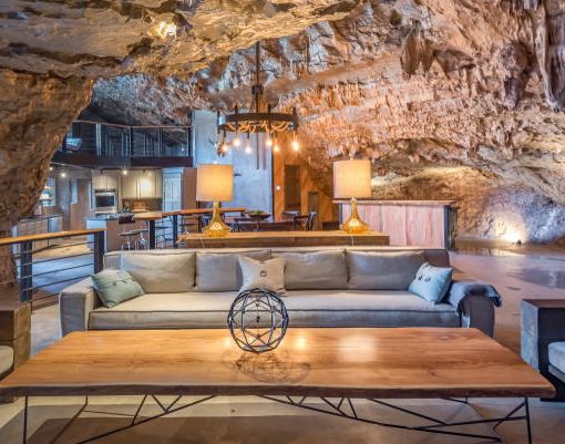 Subterranean Lair Vacation Rental - Beckham Creek Cave Lodge Arkansas sml