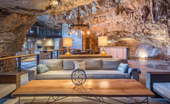 Subterranean Lair Vacation Rental - Beckham Creek Cave Lodge Arkansas sml