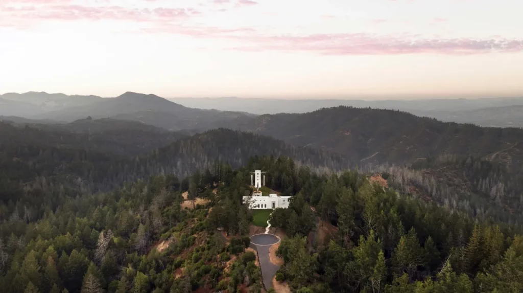 Modernist Hilltop Lair For Sale in Napa California with Watchtower 2