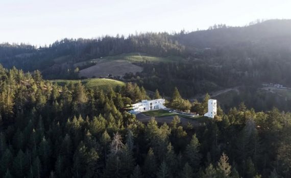 Modernist Hilltop Lair For Sale in Napa California with Watchtower sml