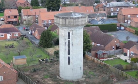 A Concrete Lair - Water Tower For Sale in England 1