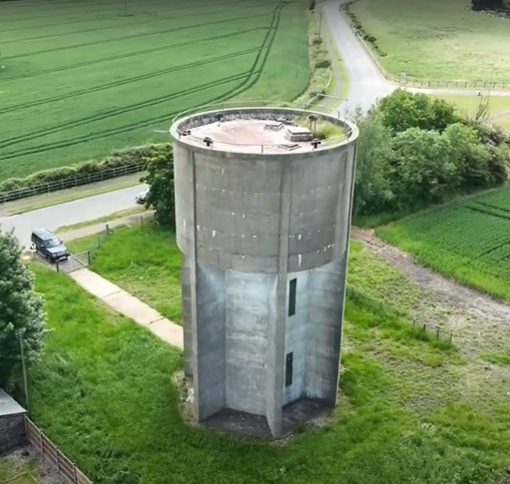 Concrete Lair for Sale in Cambridgeshire - Landmark Water Tower 1