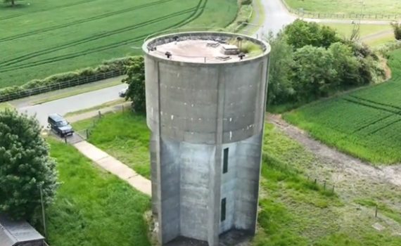 Concrete Lair for Sale in Cambridgeshire - Landmark Water Tower 1